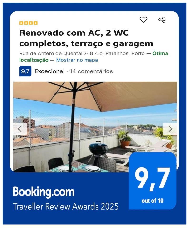 Renovado Com Ac, 2 Wc Completos, Terraco E Garagem Apartamento Porto Exterior foto